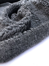 Polyester Acrylic Knitted Fabric Gray