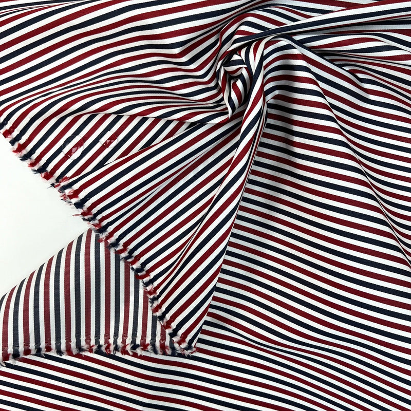 Striped Polyester Jacket Fabric