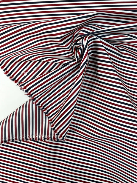 Striped Polyester Jacket Fabric