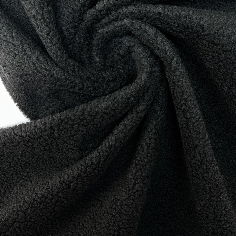 Black Polyester Acrylic Knitted Fabric GV-181
