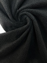 Black Polyester Acrylic Knitted Fabric GV-181