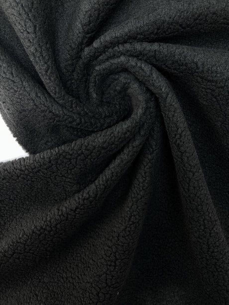 Black Polyester Acrylic Knitted Fabric GV-181