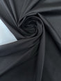 Black Viscose Elastane Woven