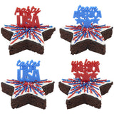 Team Americal USA (Party in the, We love, Team, Tastes like.. the USA) - 12 count cupcake and cake toppers