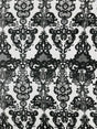 Damask Embroidered Lace Fabric - Damask Embroidered Lace, 54" Width (1 Yard)