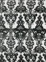 Damask Embroidered Lace Fabric - Damask Embroidered Lace, 54" Width (1 Yard)