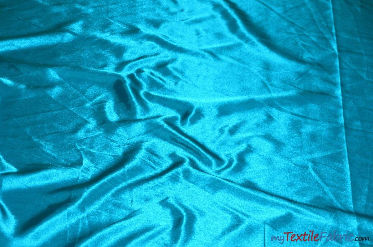 Silky Soft Medium Satin Polyester Fabric - Solid, 58/60" Width (70 Yard Bolt)
