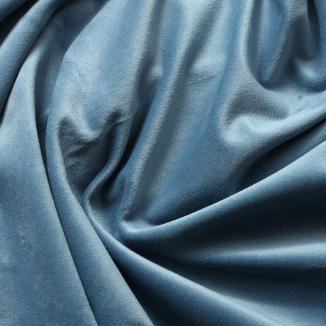 Camden Velvet Polyester Fabric - Solid Color, 60" Width (1 Yard)
