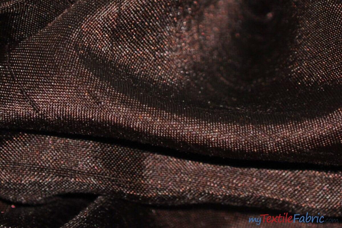 Shantung Satin Polyester Fabric - Reversible Satin Dupioni Silk, Multiple Colors, 58/60" Width (Yards, Bolts, Sample Swatches)