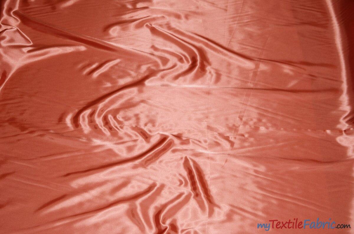 Silky Soft Medium Satin Polyester Fabric - Solid, 58/60" Width (70 Yard Bolt)