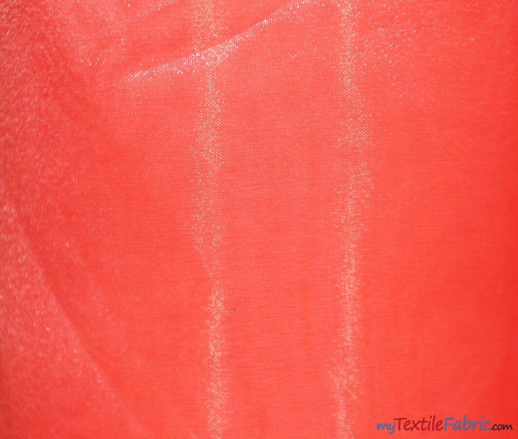 Crystal Organza Polyester Fabric - Sparkle Sheer, 58/60" Width, Yards & Bolts (1 Yard)