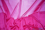 Two Tone Chiffon Polyester Fabric - Iridescent Sheer, 58/60" Width, Multiple Colors (Yards, Bolts, Sample Swatch)