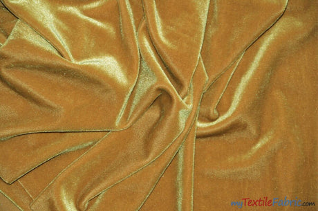 Stretch Velvet Spandex Fabric - Solid, 58" Width (1 Yard)