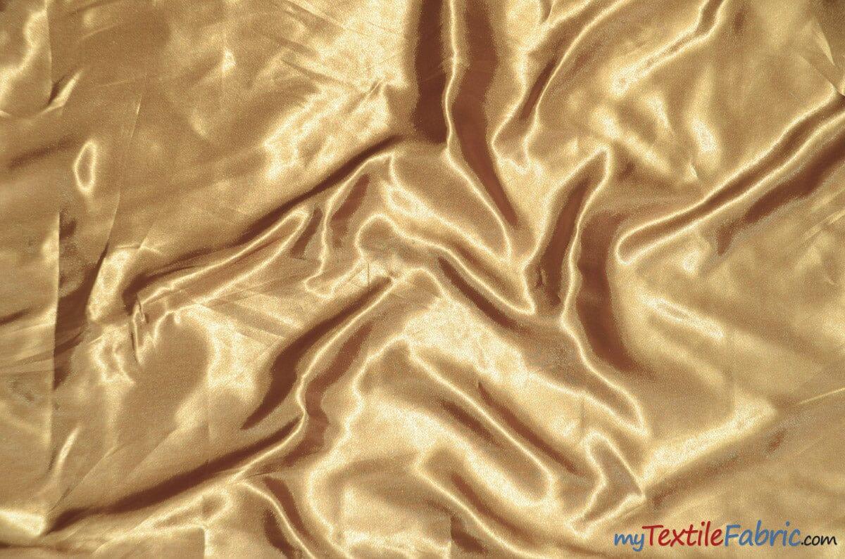 Silky Soft Medium Satin Polyester Fabric - Solid, 58/60" Width (70 Yard Bolt)
