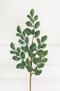 23" Dark Green Shimmer Metallic Holly