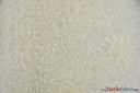 Wedding Bliss 100 Percent Polyester Chiffon Fabric - 3D Floral Embroidery, Semi Sheer, 52" Width, 4 Colors (1 Yard)