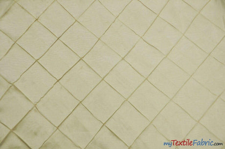 Taffeta Pintuck Fabric - 4" X 4" Diamond Pattern, 58" Width, Multiple Colors (1 Yard)