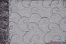 Ferial Organza Embroidery Polyester Fabric - Embroidered Floral Sheer With Sequins, 52/54" Width, Multiple Colors (1 Yard)