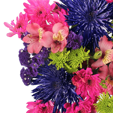 Floral Fireworks Flower Bouquet Fresh Mixed Arrangement