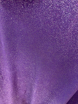Selena Polyester Spandex Fabric - Dark Purple Shiny Iridescent Glitter, 50-54" Width, 36" Length (1 Yard)