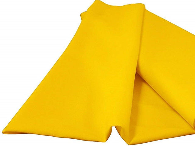 Dark Yellow Polyester Poplin Fabric - 58/59" Wide, Woven, 7 Ounce Weight (1 Yard)