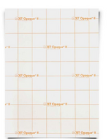 Jet Opaque II Heat Transfer Paper - Dark Colors, Matte Opaque Sheet, 8" X 11" (1 Sheet)