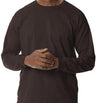 Gildan 5400 Long Sleeve Cotton Fabric - Dark Chocolate, Long Sleeve, Classic Fit (1 Piece)