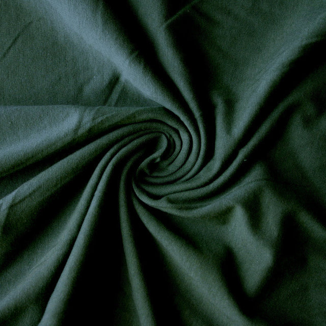 Cotton Lycra Jersey Knit Fabric Hunter Green