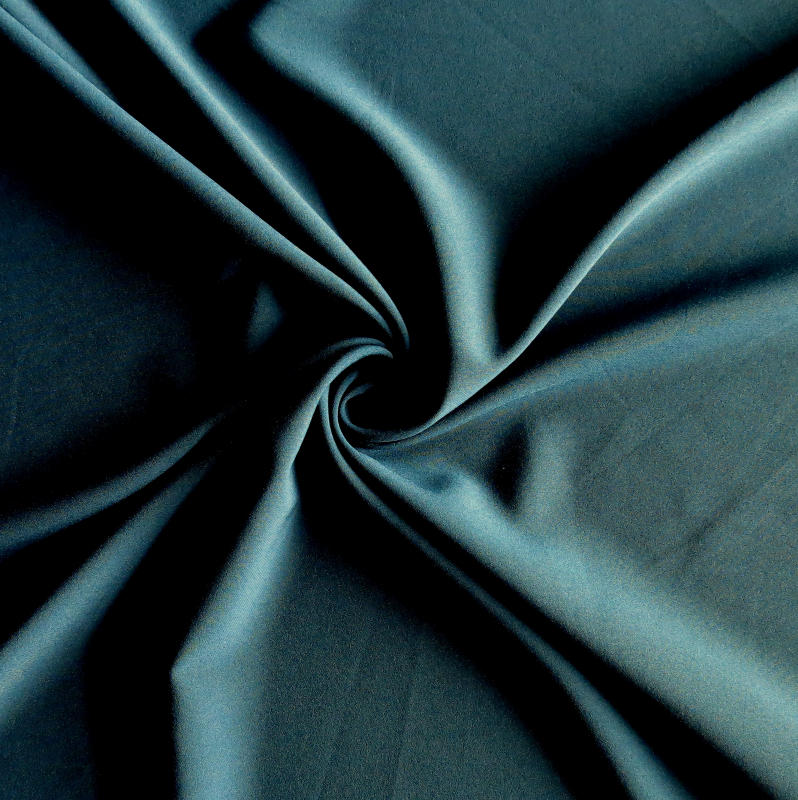 Stretch Woven Fabric Dark Teal Blue