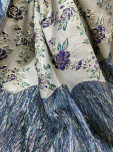 Metallic Brocade Eyelash Jacquard Purple