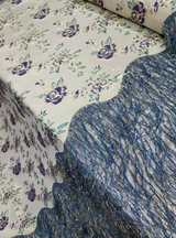 Metallic Brocade Eyelash Jacquard Purple