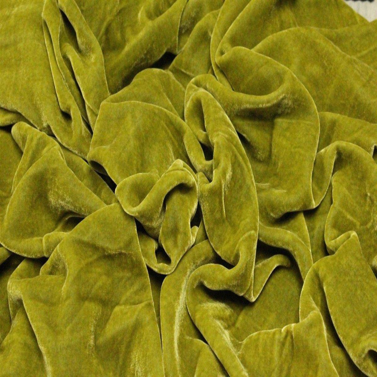 Silk Rayon Velvet Fabric - 80 Percent Rayon 20 Percent Silk, Velvet, 45" Width, 180 GSM (1 Yard)