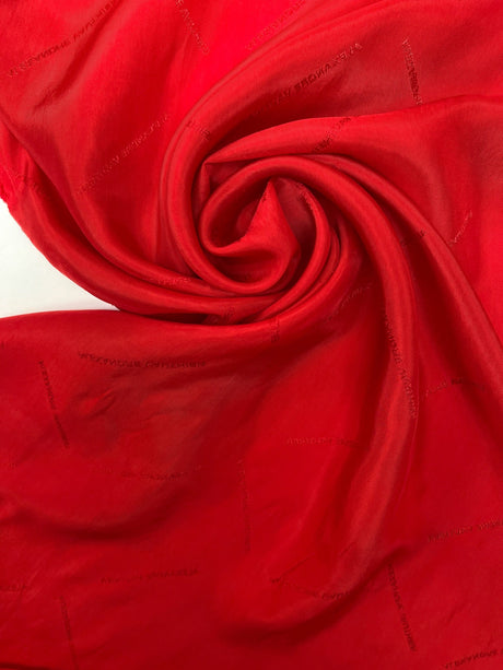 Viscose Twill Lining Red Shades