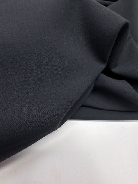 Wool Blend Fabric Black Purple