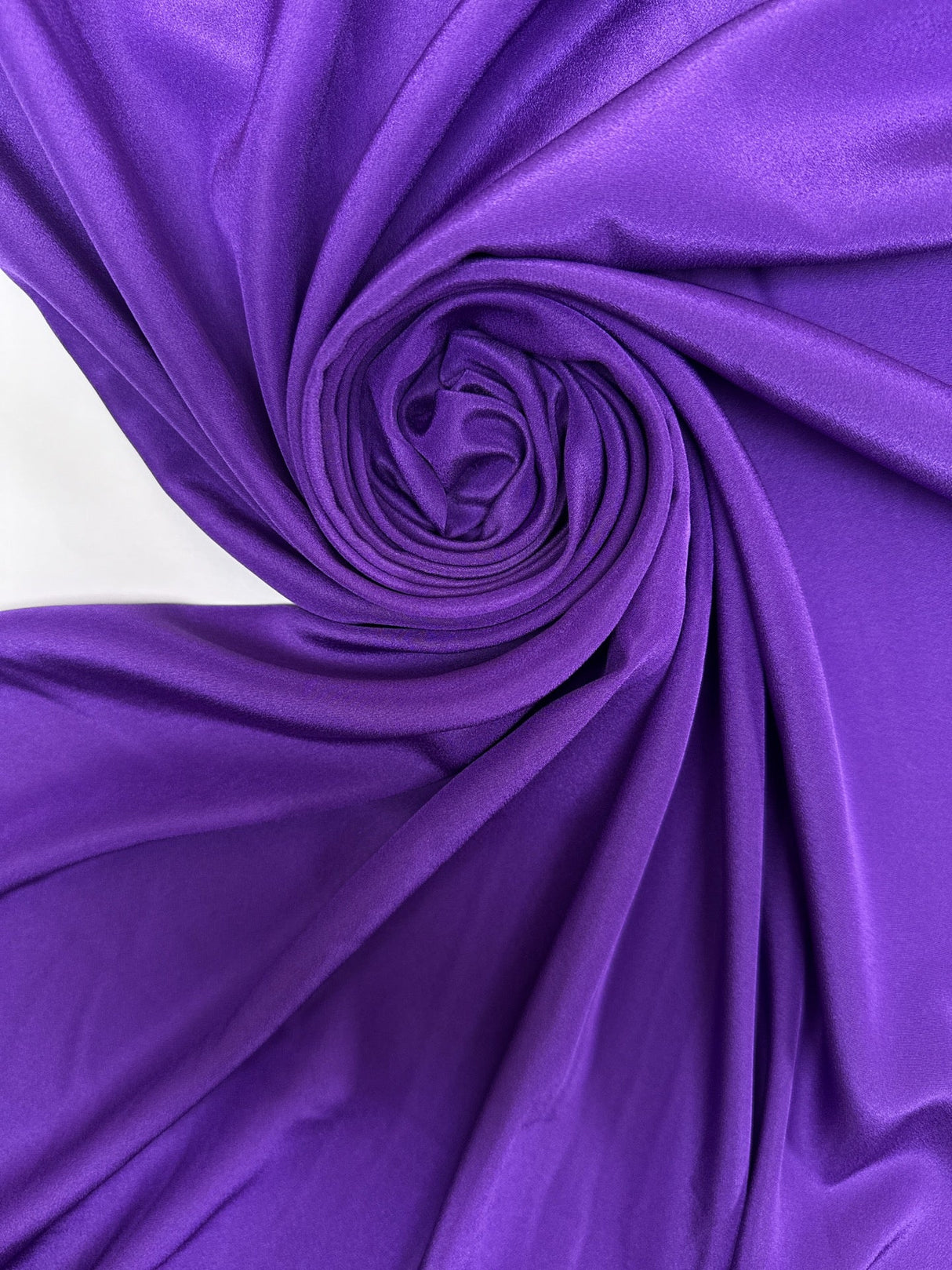 Purple Polyester Crepe