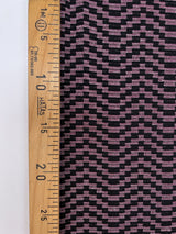 Lurex Knitted Blend Ribbed Silver Red Black