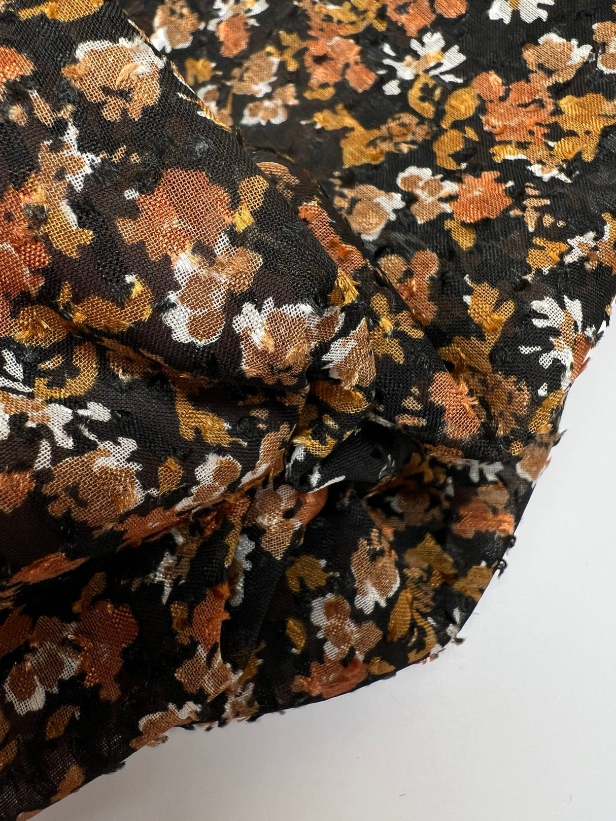 Polyester Fil Coupé Floral Multicolour