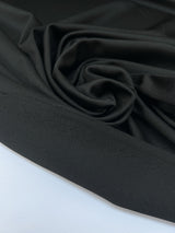 Black Polyamide Elastane Knitted Fabric