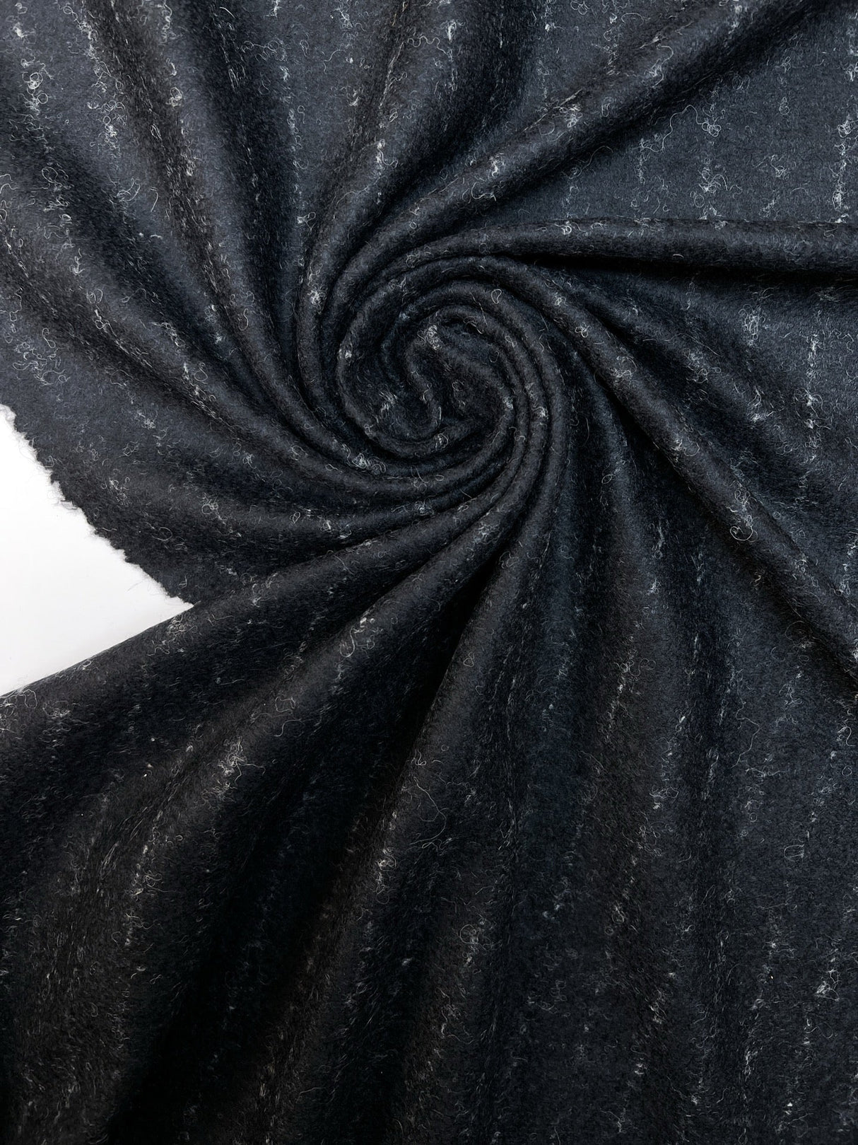 Wool Knitted Fabric Melange Stretch