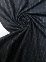 Wool Knitted Fabric Melange Stretch