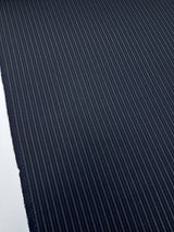 Wool Striped Herringbone Fabric