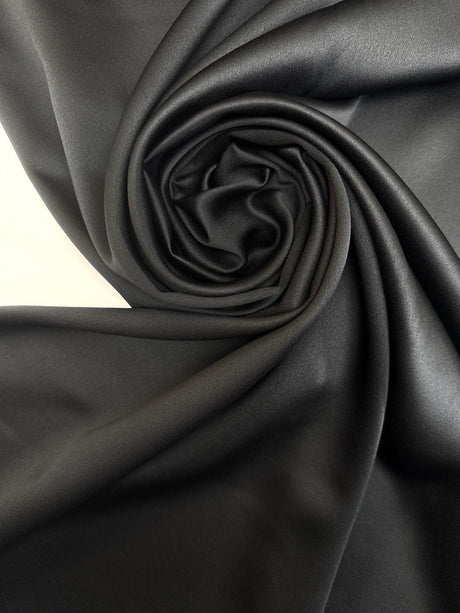 Black Polyamide Sateen