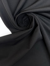 Black Polyamide Viscose Elastane Twill