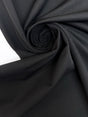 Black Polyamide Viscose Elastane Twill