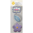 Wilton Floral Party Cookie Cutter Set, 3-Piece