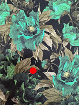 Polyamide Elastane Knitted Floral Fabric