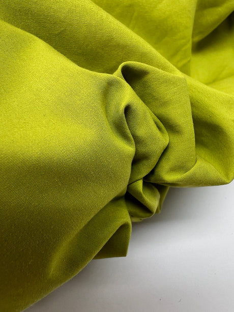 Cotton Stretch Woven Fabric Green
