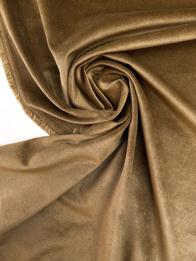 Cotton Pile Fabric Green