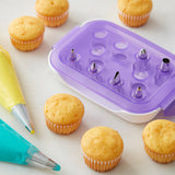 Wilton Starter Decorating Tip Set with Storage Case – 9 Piece