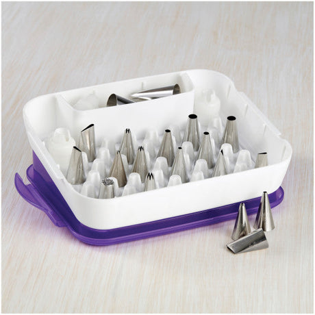 Wilton Decorating Tip Organizer Case – Holds 55 Tips